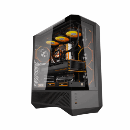 Darkflash DY460 BLACK with 4 INF34 ARGB FAN PC Case - Компьютерын кейс