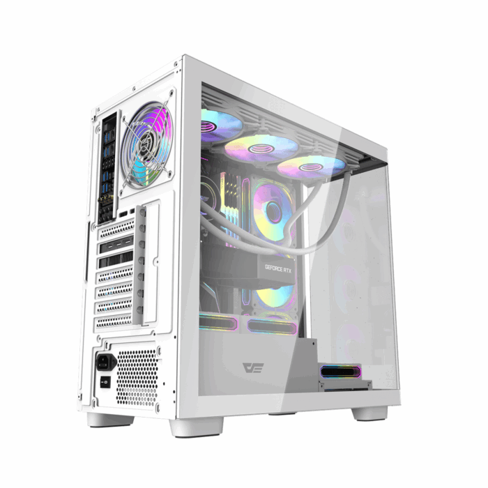 Darkflash DS900G WHITE PC Case - Компьютерын кейс - Image 3