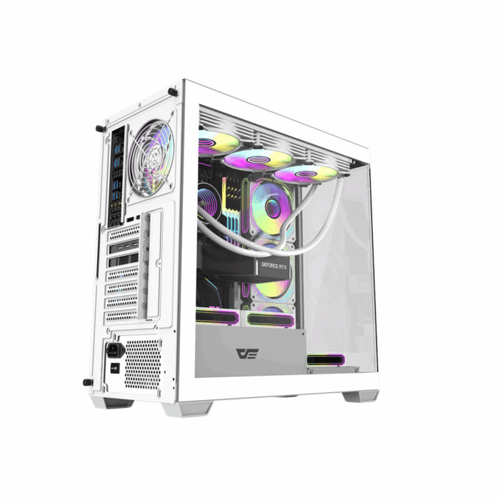 Darkflash DS900W WHITE with 7 INF24T ARGB FAN PC Case - Компьютерын кейс - Image 4