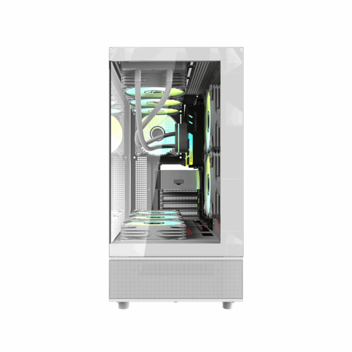 Darkflash DPX90 WHITE with 3 C7 ARGB FAN PC Case - Компьютерын кейс - Image 4