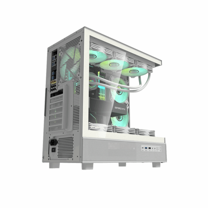Darkflash DPX90 WHITE with 3 C7 ARGB FAN PC Case - Компьютерын кейс - Image 5