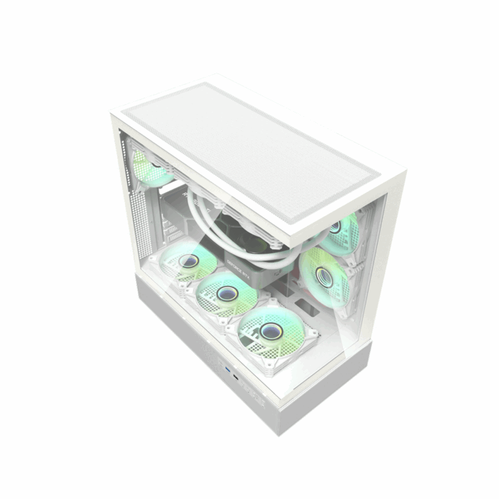 Darkflash DPX90 WHITE with 3 C7 ARGB FAN PC Case - Компьютерын кейс - Image 6