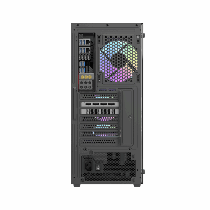 Darkflash DK353 BLACK with 4 CL6 ARGB FAN PC Case - Компьютерын кейс - Image 5
