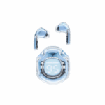 Acefast TWS T8 Crystal Color Bluetooth Earbuds, Ice Blue