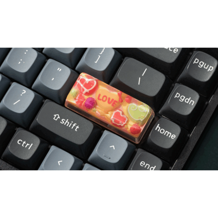 Keychron Loveheart Resin Artisan Keycap, RT-16 - Image 2