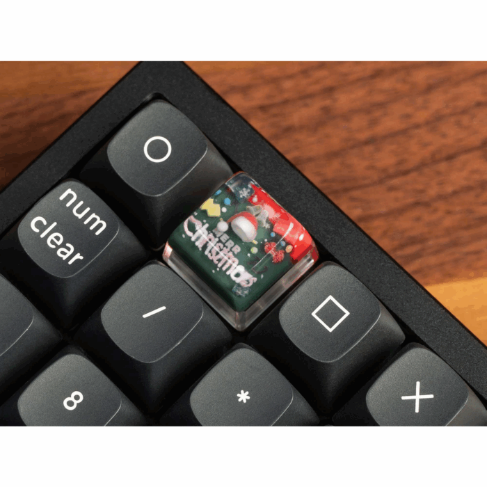 Keychron Santa Hat Resin Artisan Keycap, RT-9 - Image 2
