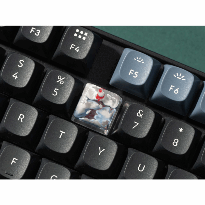 Keychron Snowman Resin Artisan Keycap, RT-11 - Image 2