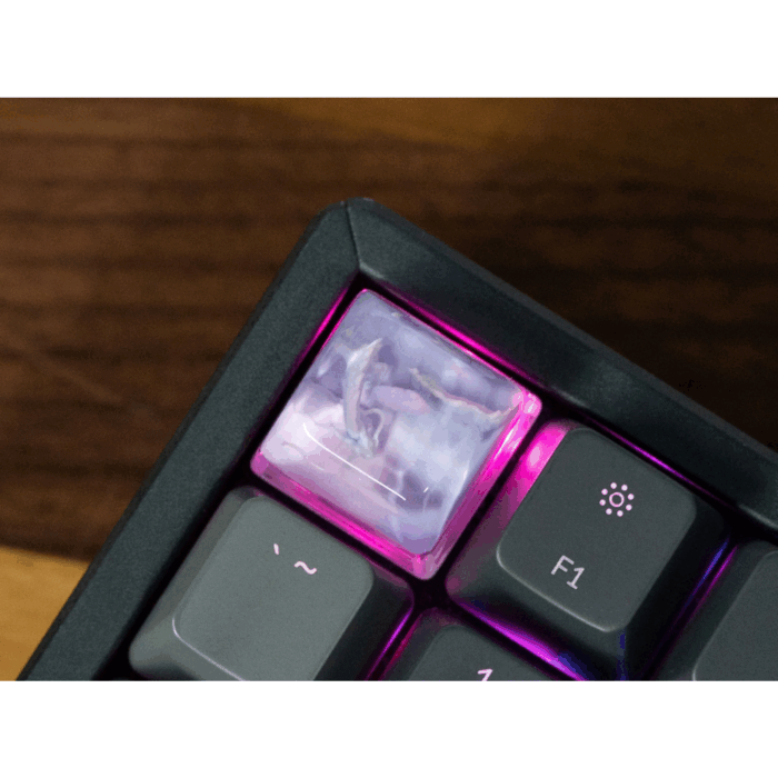 Keychron Magic Animal Resin Artisan Keycap-Purple Dragon, RT-3 - Image 2