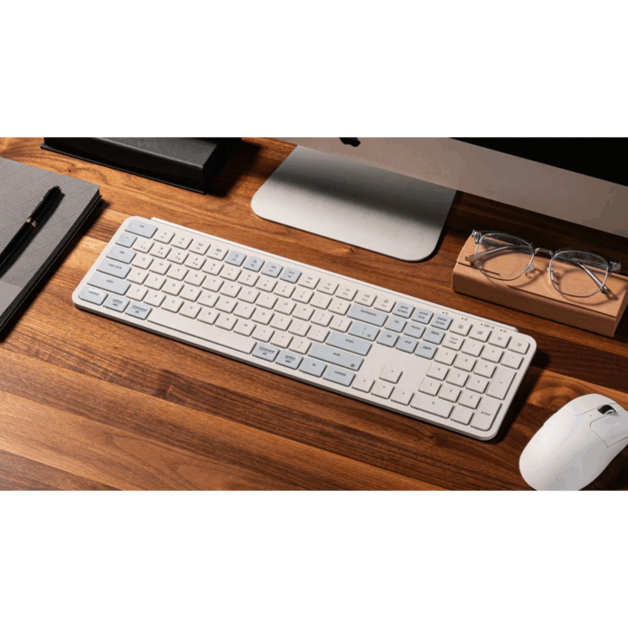 Keychron B6 Pro Ultra-Slim Wireless Keyboard - Retro Blue - Image 2