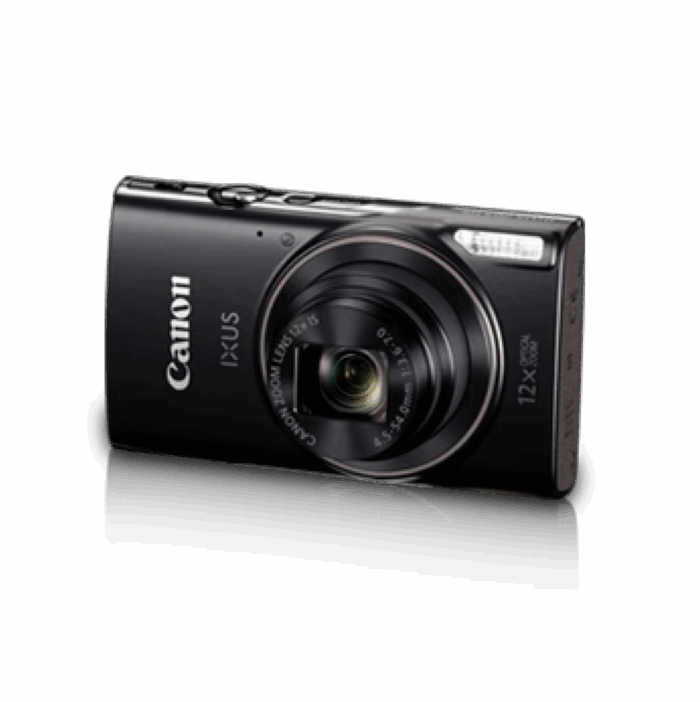 Canon PowerShot IXUS 285HS, DIGIC 4+, 1/2.3" CMOS, 20.2MP, ISO 80-3200, 7.2fps, 1920x1080@30fps, Black - Image 1