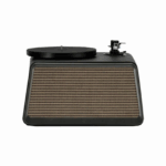 HYM Seed Vinyl Turntable, Black leather - Image 2