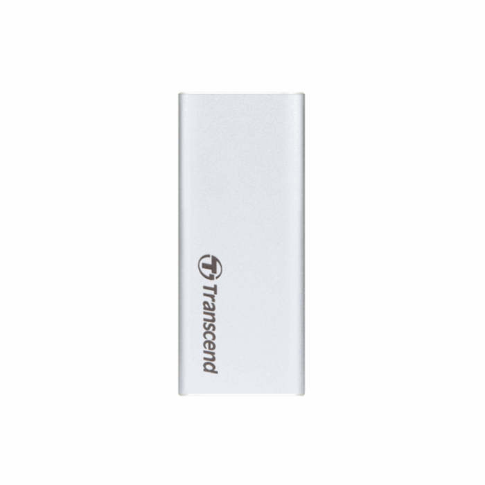Transcend ESD260C Portable SSD, 250GB, USB 3.2 Gen2 Type-C - Silver - Image 1