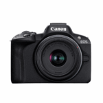 Canon EOS R50 Black, RF-S18-45mm IS STM, DIGIC X, 24.2MP, ISO Speed 100-32000, LP-E17 Battery, Wi-Fi, Bluetooth