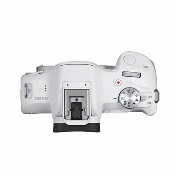 Canon EOS R50, RF-S18-45mm IS STM, DIGIC X, APS-C CMOS, 24.2MP, ISO 100-32000, 15fps, 4K@30fps, White - Image 6