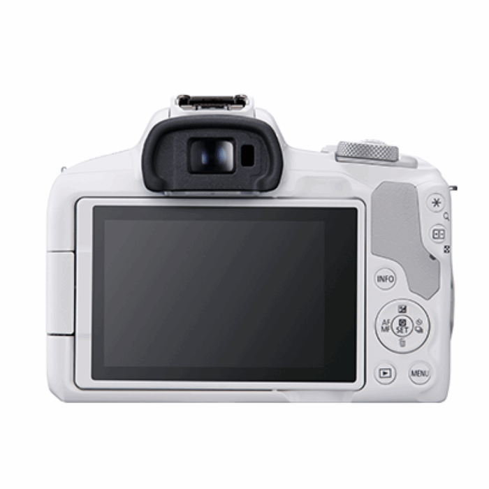 Canon EOS R50, RF-S18-45mm IS STM, DIGIC X, APS-C CMOS, 24.2MP, ISO 100-32000, 15fps, 4K@30fps, White - Image 4