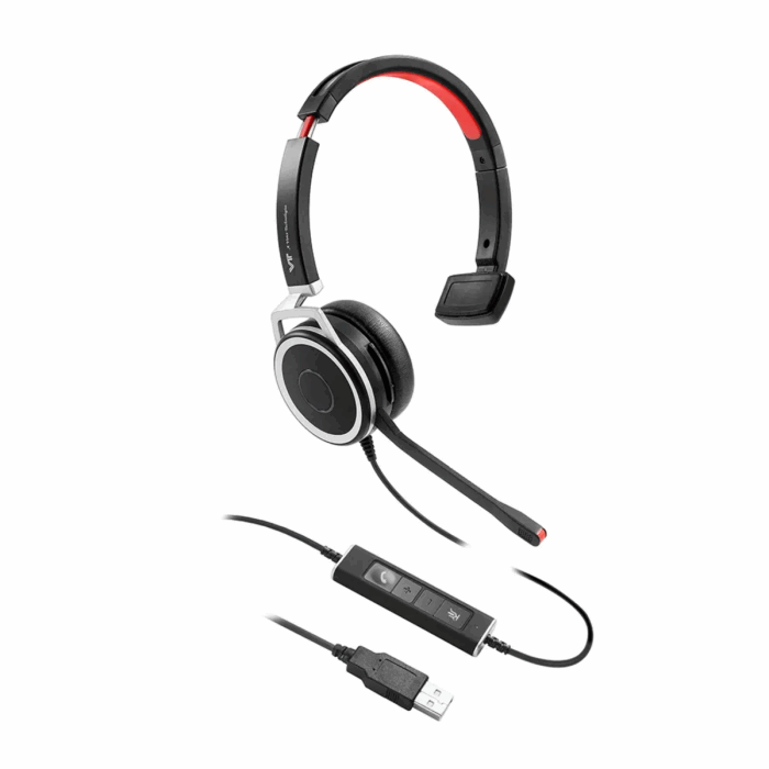 VT X200 Operator Professional Headset, HD Audio, Redial\Reject\Hold, Mono, 300 degree adjustable mic - Image 1