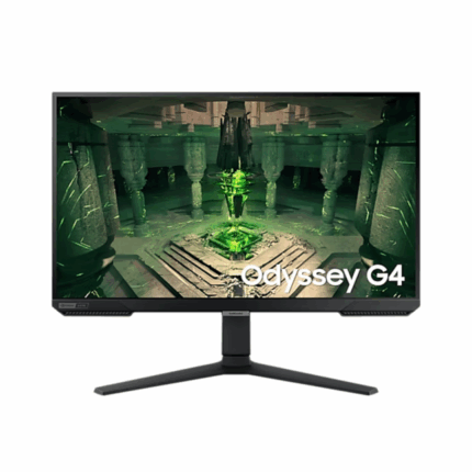 Samsung Odyssey G4 Gaming Monitor, 27 inch, 1920x1080 at 240Hz, HDMI Port, DP Port, USB Port, Headphone IN, DC 19V, HDMI Cable
