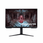 Samsung Odyssey G5 G51C Gaming Monitor, 27 inch, 2560x1440 at 165Hz, HDMI Port, DP Port, USB Port, Headphone IN, DC 19V, DP Cable