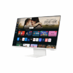 Samsung Smart White UHD 4K Monitor M8 M80D, 32 inch, 3840x2160 at 60Hz, HDMI Port, USB-C Port, USB Port, DC 20V Port, HDMI Cable, USB-C Cable, Remote Controller, Camera - Image 3