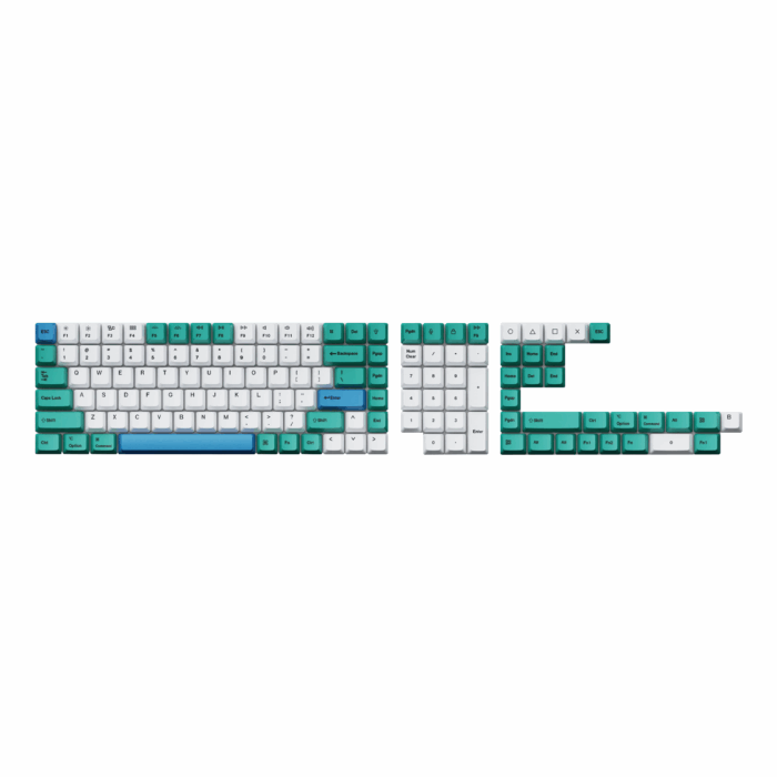 Keychron OEM Dye-Sub PBT Keycap Set - Iceberg (133 Keys) - Image 1