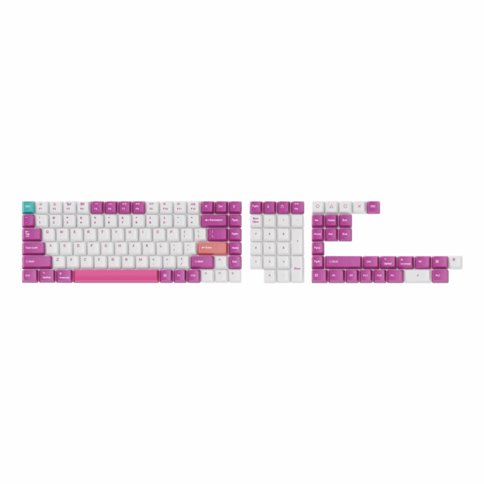 Keychron OEM Dye-Sub PBT Keycap Set - Unicorn (133 Keys) - Image 1