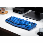 Keychron Q8, Alice Layout QMK Custom Mechanical Keyboard, Fully Assembled Knob, Navy Blue-A, Gateron G Pro Red - Image 2