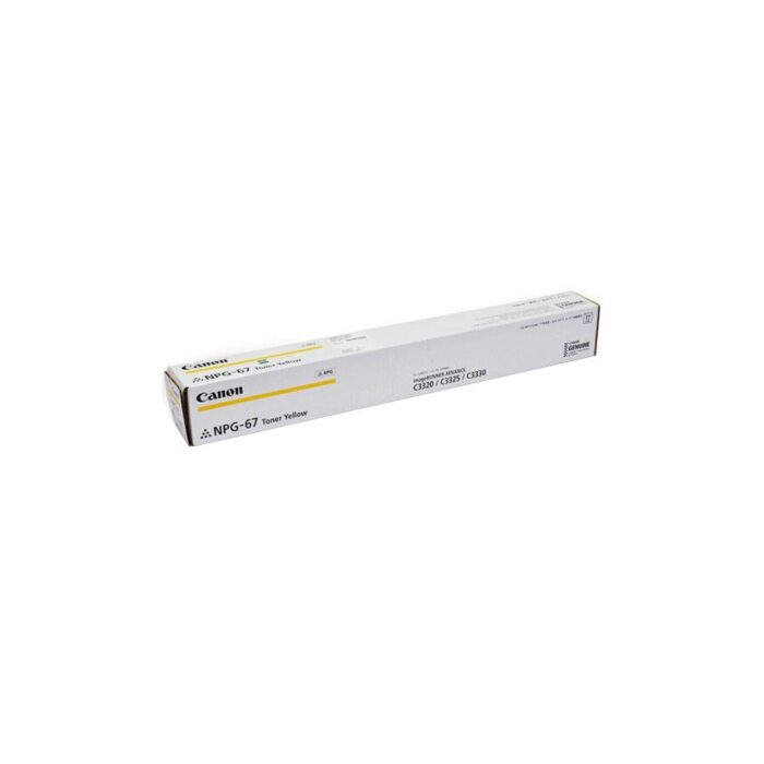 ngp-67-Y Canon NPG-67 Y, 19000 хуудас, IR-ADV C3530i/C3525i/C3520i/C3320/C3325/C3330/C3720i/C3725i/C3730i/C3822i/C3826i/C3222L загваруудад таарна - Image 1
