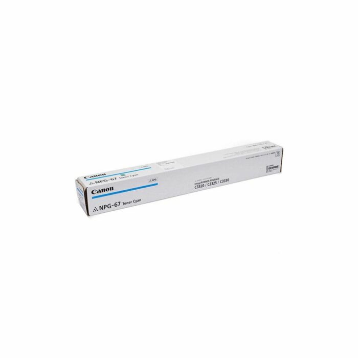 npg-67-C Canon NPG-67 C, 19000 хуудас, IR-ADV C3530i/C3525i/C3520i/C3320/C3325/C3330/C3720i/C3725i/C3730i/C3822i/C3826i/C3222L загваруудад таарна - Image 1