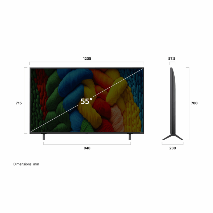 LG 55 инч 4K UHD ухаалаг зурагт 55NANO81A6A - Image 5