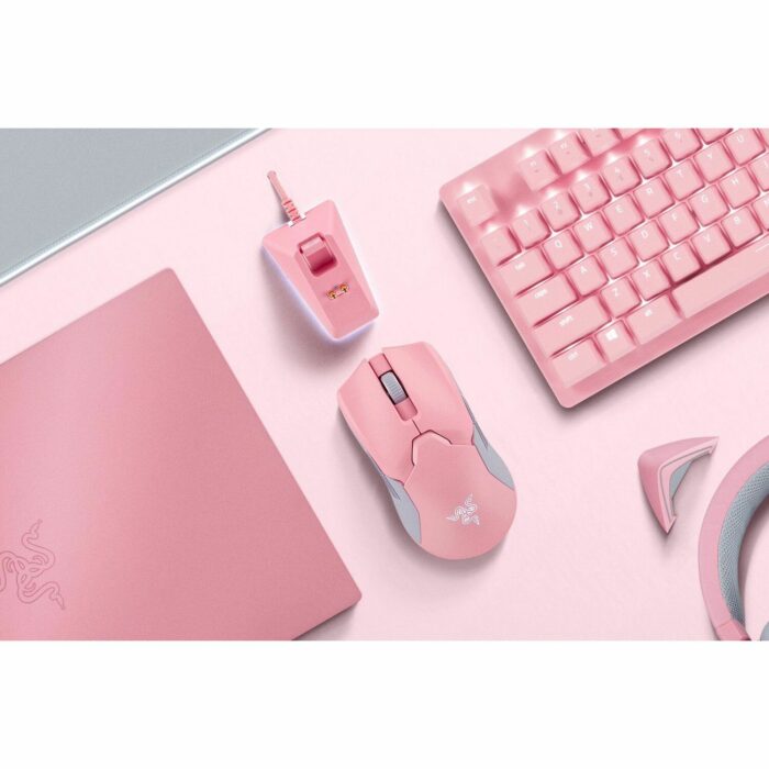 Razer Viper Ultimate -Wireless Gaming mouse with Charging Dock (Quartz) - Компьютерын хулгана - Image 4
